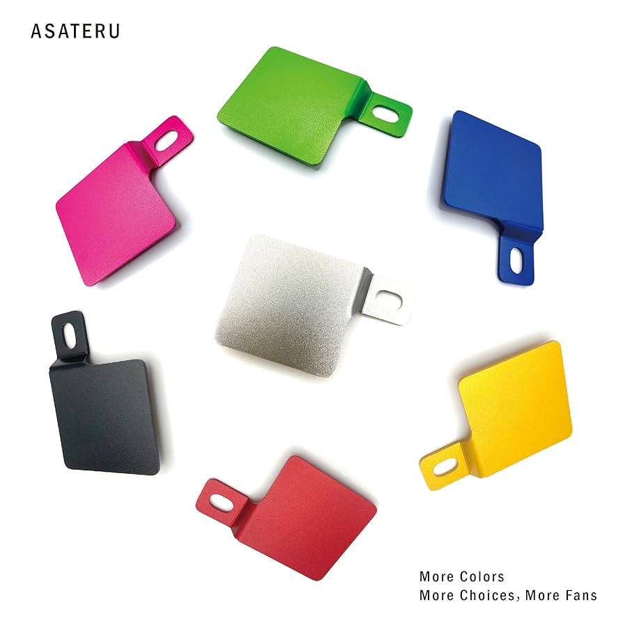 べあこ2点プレート ASATERU 自賠責ステッカープレート 2個入（クリア5mm厚+ゴールド
